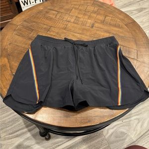 YPB lined workout shorts